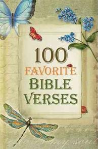 100 Favorite Bible Verses Hardcover - 