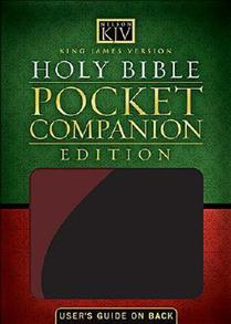 KJV Holy Bible Pocket Companion Edition - 
