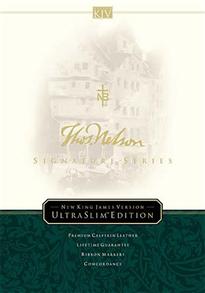 KJV Ultra Slim Bible Signature Series Edition - 