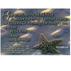 Serenity Prayer (Seashell) - Pass-It-On - 
