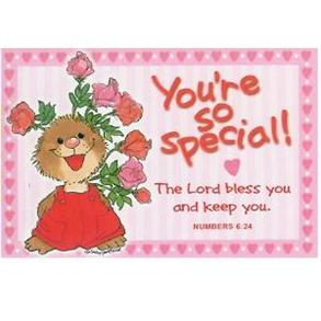 You're So Special (Teddy Bear w/Roses) - Message Card - 