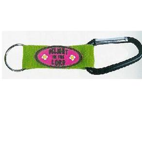 Carabiner Keychain - Delight in the Lord - 