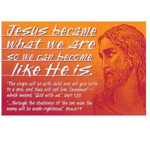 Jesus Became What We Are - Pass It On? Card - 