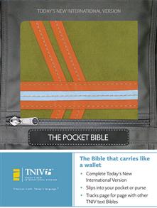 TNIV Pocket Bible LTD (Olive/Orange) - 