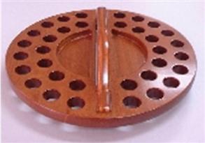 34 Hole Round Communion Tray - 