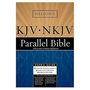 Nelson's KJV / NKJV Parallel Bible with Center-Column References (Hardcover) - 
