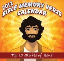 2012 Bible Memory Verse Calendar for Kids - 
