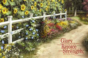 Glory in his holy name... - 