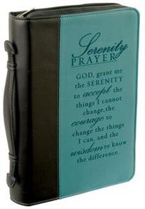 Case Classic Large: Two-Tone LuxLeather - Serenity Prayer - 