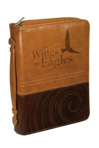 Case Classic Large: Two-Tone LuxLeather - Wings Like Eagles - 