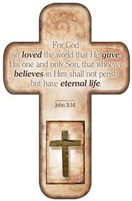 Bookmark Cross (12 Pack) For God So Loved - 