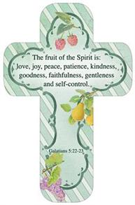 Bookmark Cross (12 Pack) Fruit Of The Spirit - 