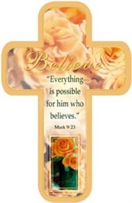 Bookmark Cross (12 Pack) Believe - 