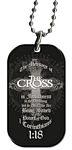 Dog Tag - Witness Gear: Grey Cross - Foolishness *3* - 