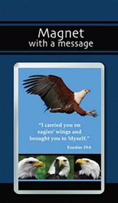 Magnet - Acrylic: Large - On Eagles Wings *3* - 