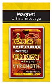 Magnet - Acrylic: Large - I Can Do Everything *3* - 