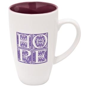 Mug Ceramic 390ml - Purple: Hope - 