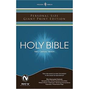 NCV Personal Size Giant Print Bible [Large Print] [Hardcover] - 