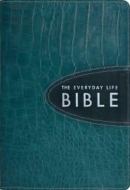 The Everyday Life Teal with Graphite Inset Bible: The Power of God's Word for Everyday Living - 