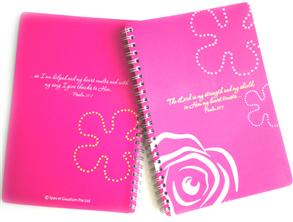 A5 Notebook – Strength (Pink) - 