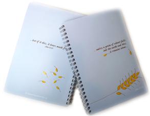 A5 Notebook – Wheat (Light Blue) - 