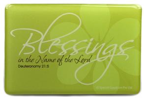 Fridge Magnet - Blessings (Green) - 