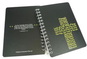A6 Notebook - Cross (Black) - 