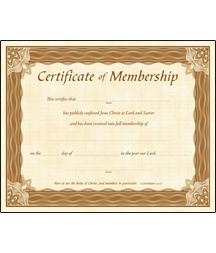 Membership Certificate - 