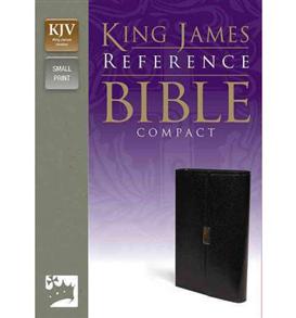 King James Reference Bible: Button Flap Compact Edition - 