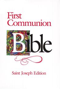 NAB Bible First Communion Saint Joseph edition Paperback Pink - 