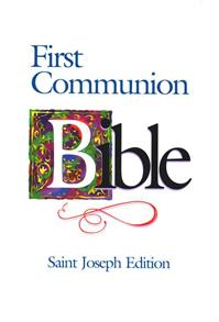 NAB Bible First Communion Saint Joseph edition Paperback Blue - 