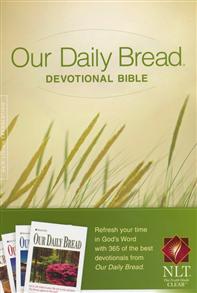 NLT Bible Devotional Our Daily Bread Paperback - 