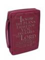 Bible-Cover-Screened-Polyester-Burgundy-(Large)