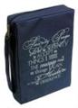 Bible-Cover-Screened-Polyester-Navy-(Large-or-Medium)