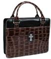 Case-Fashion-Medium-Croc-Embossed-Purse-Style---Brown
