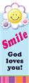 Bookmarks-Magnetic-(6-Pack)-Die-Cut-Smile-God-Loves-You